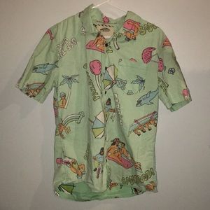 Men’s Hawaiian shirt vans shirt